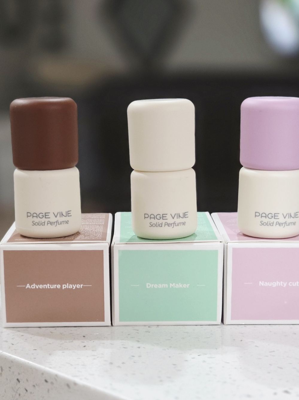 Page Vine Solid Perfume - Cream (Dream Maker) X3